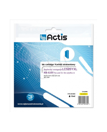 Actis tusz do Brother LC525Y new KB-525Y