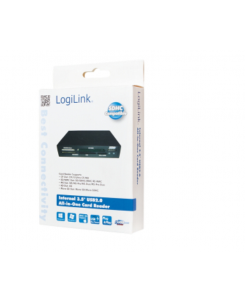 Czytnik kart ALL-IN-ONE wewnętrzny CR0012 LogiLink 3,5'' USB