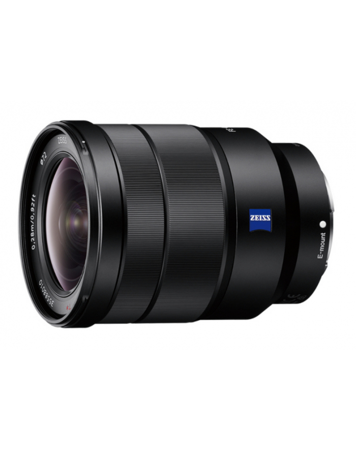 Sony SEL1635Z 16-35mm, F4 ZA OSS zoom lens główny