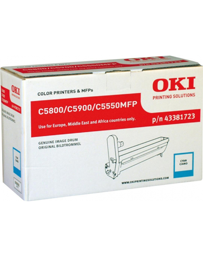 OKI Bęben Niebieski C58/59=43381723=C5800  C5900  C5550  20000 str. główny
