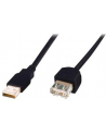 Przedłużacz USB 2.0 3m czarny ASSMANN - nr 8