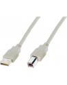 Kabel drukarkowy USB ASSMANN 2.0 A/M - USB B /M 5 m beżowy - nr 8
