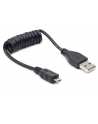 KABEL USB AM-MICRO 2.0 SPIRALA 20-60CM GEMBIRD - nr 1