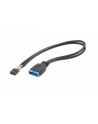 PRZEDŁUŻACZ USB PIN HEADER USB3.0 19pin USB2.0 9pin 30cm GMB - nr 3