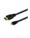 Kabel HDMI - micro HDMI CL-39 SAVIO 1m czarny, złote k. v1.4 - nr 12