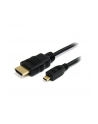 Kabel HDMI - micro HDMI CL-39 SAVIO 1m czarny, złote k. v1.4 - nr 1