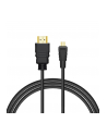 Kabel HDMI - micro HDMI CL-39 SAVIO 1m czarny, złote k. v1.4 - nr 9