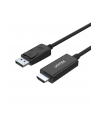 Kabel przejściówka Displayport to HDMI Unitek 1,5m Y-5118CA - nr 6