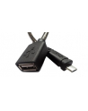 Kabel Unitek OTG USB 2.0. AF do microUSB BM, Y-C438 - nr 2