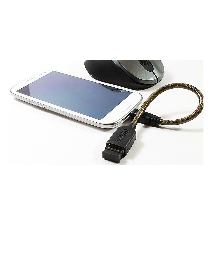Kabel Unitek OTG USB 2.0. AF do microUSB BM, Y-C438 główny