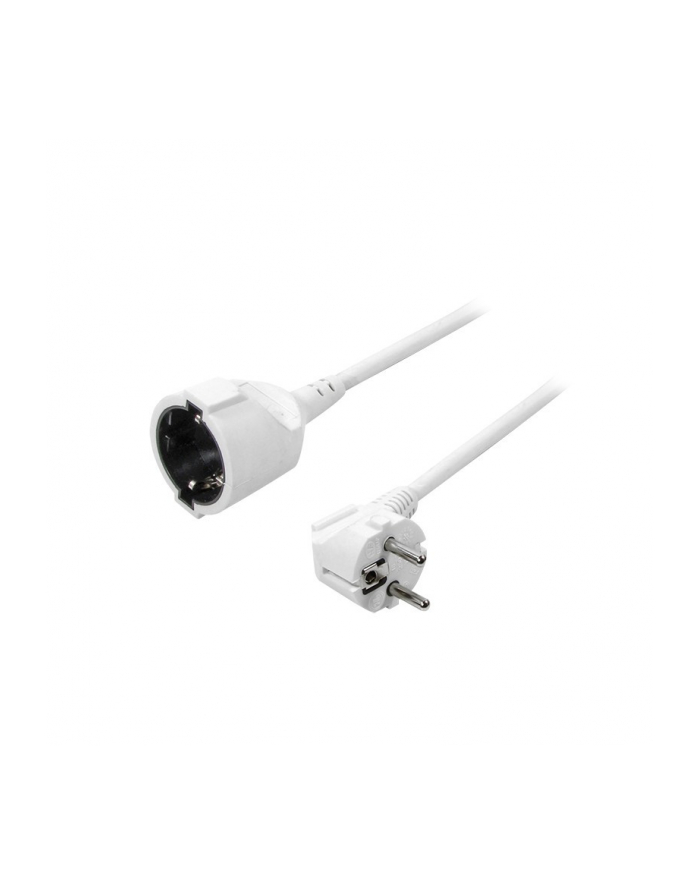 Przedłużacz kabla Schuko 230V LogiLink LPS101 biały, 3m główny