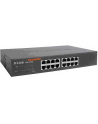 D-LINK DGS-1016D, 16-port UTP 10/100/1000Mbps Auto-sensing, Stand-alone, Unmanaged, 11-inch desktop & rack-mount, 1U, D-link Green technology, EEE+ mode DIP switch, + Rackmount Brackets, Metal case with internal power supply - nr 42