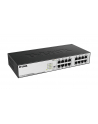 D-LINK DGS-1016D, 16-port UTP 10/100/1000Mbps Auto-sensing, Stand-alone, Unmanaged, 11-inch desktop & rack-mount, 1U, D-link Green technology, EEE+ mode DIP switch, + Rackmount Brackets, Metal case with internal power supply - nr 6