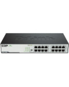 D-LINK DGS-1016D, 16-port UTP 10/100/1000Mbps Auto-sensing, Stand-alone, Unmanaged, 11-inch desktop & rack-mount, 1U, D-link Green technology, EEE+ mode DIP switch, + Rackmount Brackets, Metal case with internal power supply - nr 64
