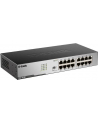 D-LINK DGS-1016D, 16-port UTP 10/100/1000Mbps Auto-sensing, Stand-alone, Unmanaged, 11-inch desktop & rack-mount, 1U, D-link Green technology, EEE+ mode DIP switch, + Rackmount Brackets, Metal case with internal power supply - nr 72