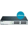 D-LINK DGS-1016D, 16-port UTP 10/100/1000Mbps Auto-sensing, Stand-alone, Unmanaged, 11-inch desktop & rack-mount, 1U, D-link Green technology, EEE+ mode DIP switch, + Rackmount Brackets, Metal case with internal power supply - nr 76