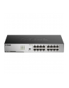 D-LINK DGS-1016D, 16-port UTP 10/100/1000Mbps Auto-sensing, Stand-alone, Unmanaged, 11-inch desktop & rack-mount, 1U, D-link Green technology, EEE+ mode DIP switch, + Rackmount Brackets, Metal case with internal power supply - nr 84