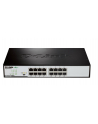 D-LINK DGS-1016D, 16-port UTP 10/100/1000Mbps Auto-sensing, Stand-alone, Unmanaged, 11-inch desktop & rack-mount, 1U, D-link Green technology, EEE+ mode DIP switch, + Rackmount Brackets, Metal case with internal power supply - nr 87