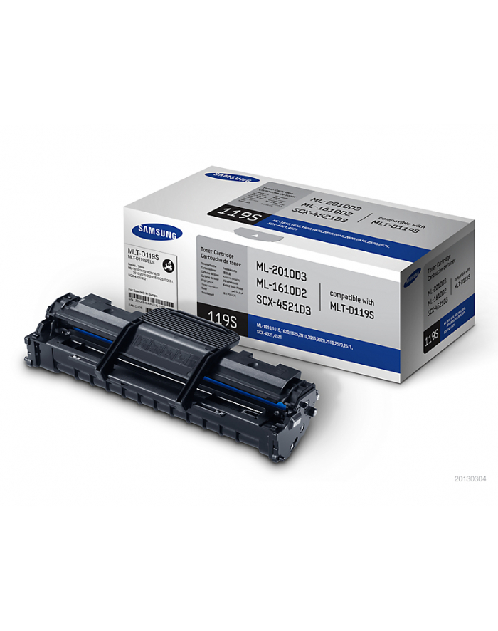 Samsung Electronics Polska SAMSUNG Toner Czarny MLTD119S=MLT-D119S  2000 str. główny