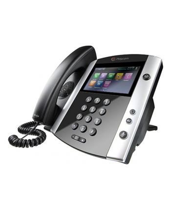 VVX 600 16-line Business Media Phone with built-in Bluetooth and HD Voice. Compatible Partner platforms: 20. POE. Ships without power supply.