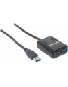 Manhattan Hub SuperSpeed USB 3.0, 4 portowy - nr 29