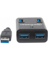 Manhattan Hub SuperSpeed USB 3.0, 4 portowy, z zasilaczem - nr 28
