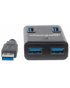 Manhattan Hub SuperSpeed USB 3.0, 4 portowy, z zasilaczem - nr 7