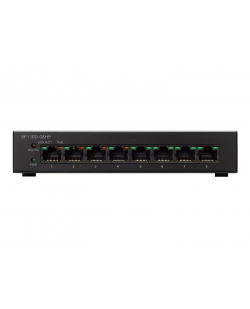 Cisco SF110D-08HP 8-Port 10/100 PoE Desktop Switch