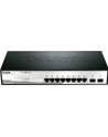 D-Link 10-port 10/100/1000 Gigabit Smart Switch including 2 Combo 1000BaseT/SFP - nr 50