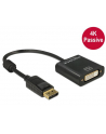 Delock Adapter Displayport 1.2 męski > DVI żeński 4K pasywne czarny - nr 2