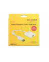 Delock Adapter Displayport 1.2 męski > HDMI żeński 4K aktywne biały - nr 5