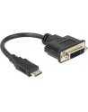Delock Adapter HDMI Mini-C męski -> DVI 24+5 żeński, 20 cm - nr 9