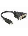 Delock Adapter HDMI Mini-C męski -> DVI 24+5 żeński, 20 cm - nr 2