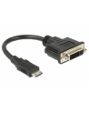 Delock Adapter HDMI Mini-C męski -> DVI 24+5 żeński, 20 cm - nr 5