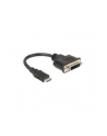 Delock Adapter HDMI Mini-C męski -> DVI 24+5 żeński, 20 cm - nr 7