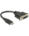 Delock Adapter HDMI Mini-C męski -> DVI 24+5 żeński, 20 cm - nr 8