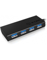 RaidSonic Icy Box 4x Port USB 3.0 Hub, Czarny - nr 15