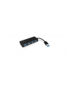 RaidSonic Icy Box 4x Port USB 3.0 Hub, Czarny - nr 2