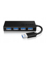 RaidSonic Icy Box 4x Port USB 3.0 Hub, Czarny - nr 7