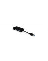 RaidSonic Icy Box USB 3.0 to Gigabit Ethernet Adapter + 3x USB 3.0 Hub, Czarny - nr 10