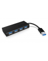 RaidSonic Icy Box 4x Port USB 3.0 Hub, Czarny - nr 12