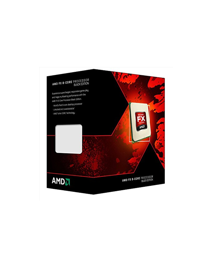 AMD FX-8300 socket AM3+, 64bit, 3,3GHz, 95W, cache 16MB, BOX główny
