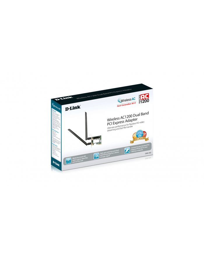 D-Link Wireless AC1200 DualBand PCIe Adapter główny