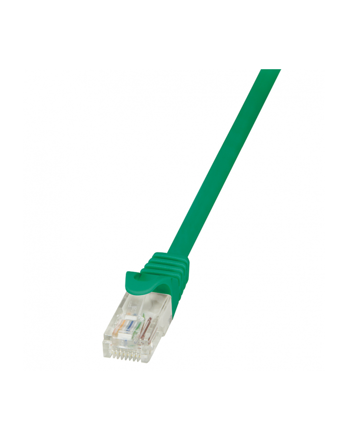 LOGILINK Patchcord CAT 5e UTP 0,25m zielony główny