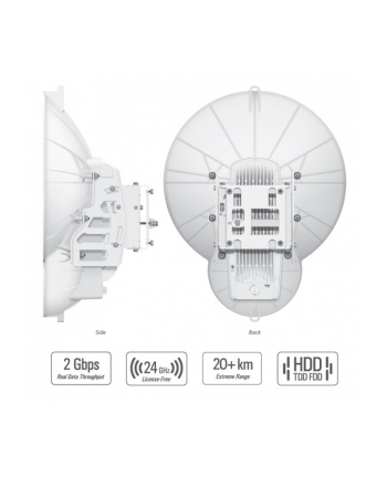 Ubiquiti Networks Ubiquit AirFiber AF24HD 24 GHz Point-to-Point 2Gbps+ Radio system, license free