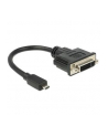 Delock Adapter HDMI Micro-D męski > DVI 24+5 żeński, 20 cm - nr 14