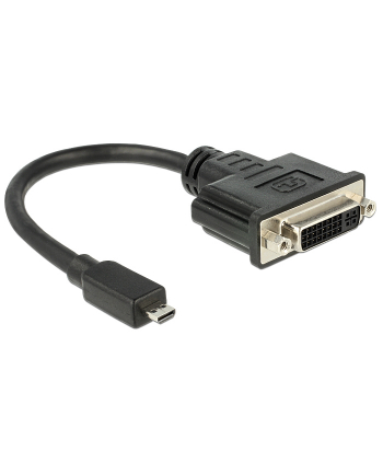 Delock Adapter HDMI Micro-D męski > DVI 24+5 żeński, 20 cm