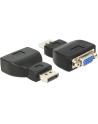 Delock adapter Displayport 1.1 (M) > VGA (F) black - nr 17