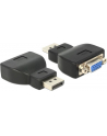 Delock adapter Displayport 1.1 (M) > VGA (F) black - nr 19