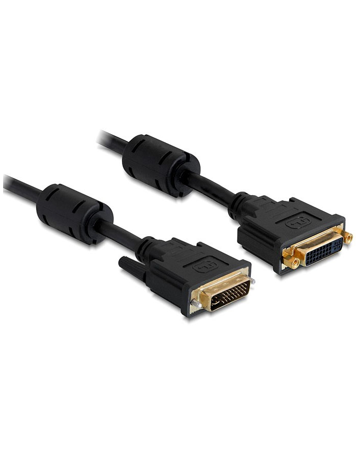 Delock kabel/przedłużacz DVI 24+5 (M) -> DVI 24+5 (F), 1m główny